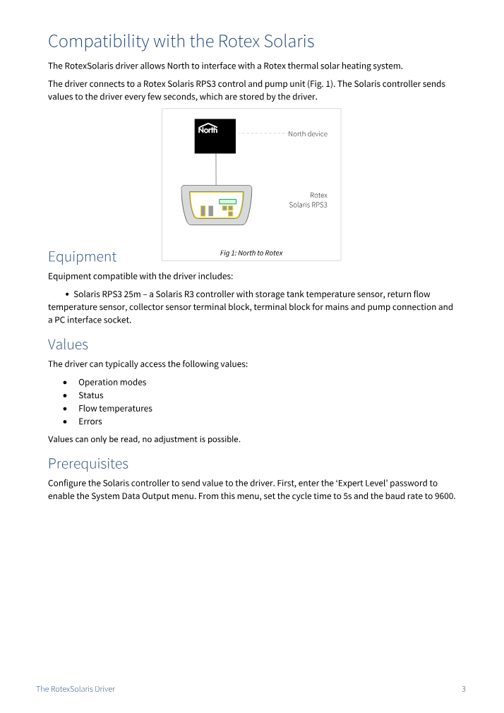 Preview thumbnail of page 3 of the RotexSolaris Driver Manual PDF document.